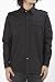 CIVIL SOCIETY RADAR MENS DESIGNER SHACKET SHIRT BLACK