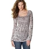 One World Studded Celtic-Print Long-Sleeved Top