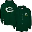 Green Bay Packers Green Touchback Full Zip Hoody Sweatshirt