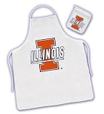 Illinois University Apron&Mitt Set