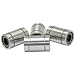 Pack of 4 LME8UU Linear Motion 8 mm Ball Bushings, Closed Type, Metric