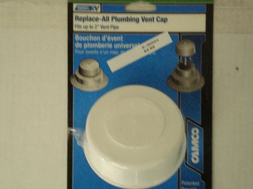Camco Manufacturing Inc. 40034 Replace All RV Plumbing Polar White Vent Cap