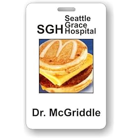 Seattle Grace McGriddle Badge