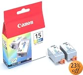 Canon インクタンク BCI-15Color カラー (2個パック)