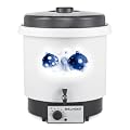 Bielmeier 650140 Gl�hwein-Halbautomat Maria mit Weihnachts-Dekor / Kunststoff / wei� / mit 3/8'' Kunststoff-Auslaufhahn / 2000 W