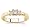 18k Yellow Gold Three-Stone Princess-Cut Diamond Ring (G/VS2, 1/4 ct. tw.)
