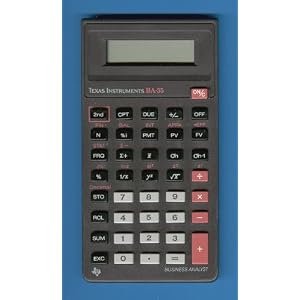 Texas Instruments BA-35 Business Calculator by 