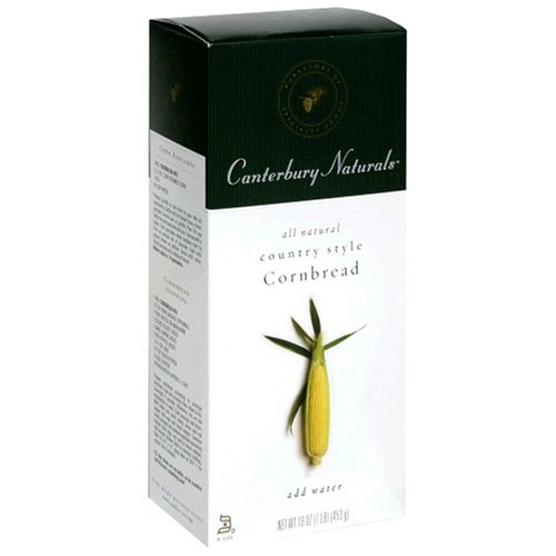 Canterbury Naturals Country Style Cornbread, 16-Ounce Units (Pack of 6) by Canterbury Naturals