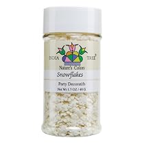 India Tree Sprinkles - Snowflakes - Natural Colour