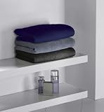 Kleine Wolke 0396926262 Handtuch Mercure 50 x 100 cm schwarz