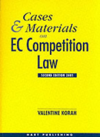Cases and Materials on EC Competition Law