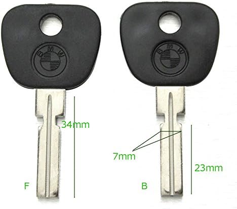 BMW 3 5 6 7 8 Series E31 E32 E 34 E36 318i 325i 525i M5 735i 760i 840i Type B Key Blank