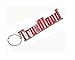 Rock Off - True Blood Enamel Keychain Logo