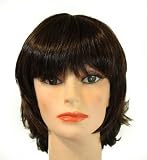 12 Short Darkest Brown synthetic wig