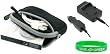 2n1 - Neoprene (Black) Sleeve Case and NP-BD1 NP-FD1 AC/DC Charger for Sony Cybershot DSC-G3 Digital Camera