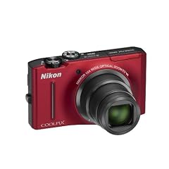 Nikon Coolpix S8100 Digitalkamera (12 Megapixel, 10-fach opt. Zoom, 7,5 cm (3 Zoll) Display, Full-HD Video, bildstabilisiert) rot
