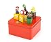 Lujex(TM)5pcs Super Mario Bros LUIGI MARIO Figure Toy with Collectors Iron Box_s-2