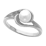 14K Gold Akoya Cultured Pearl Ring - 6.00mm