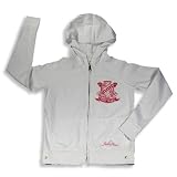 Jade - Girls Zip Up Hoodie Sweatshirt Jacket, White