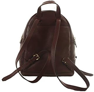 Michael Kors Rhea Small Leather Backpack Merlot Wine Bag