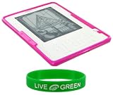 Magenta Crystal Skin TPU Case for Amazon Kindle 2 E-Reader Reading Device (Kindle NOT Included)