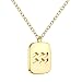 Marie Todd 18K Gold Vermeil Aquarius Necklace