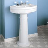 American Standard Standard-Collection Pedestal Sink Top with 8-Inch Faucet Spacing