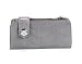 Jackson Double Zip Wallet, Grey