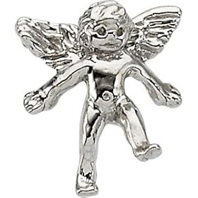 14K Yellow Gold Angel Lapel Pin 1 1. 0 0X10. 0 0 mm by 