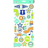 Doodlebug Boys Only Icons Stickers
