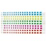 Zak Set of 10 Reusable Polycarbonate Stripe Straws