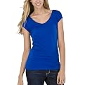 Mossimo Supply Co. Short Sleeve V-Neck Value Tee - Athens Blue