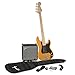 Fender Squier P Bass Guitar Pack, Butterscotch Blonde