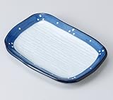 ゴス巻水玉のり皿 [和皿]