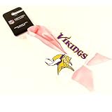 NFL Minnesota Vikings Pink White Ponytail Holder