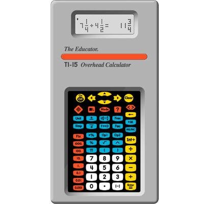 Texas Instruments TI-15 Overhead Calculator