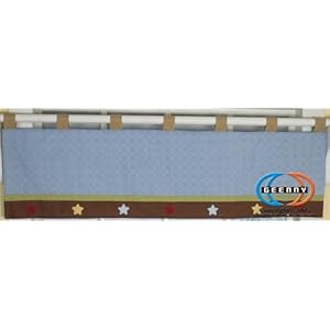 GEENNY Window Valance For Boutique Baby Aviator 13 PCS Crib Bedding Set