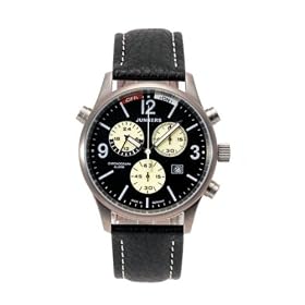 Junkers  G-38  Alarm, Chronograph Titanium Watch 6294-2