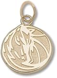 Dallas Mavericks Horse Head Logo 3/8" Sterling Silver Charm/Pendant