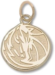 Dallas Mavericks Horse Head Logo 3/8" Charm/Pendant -14K/10K, Stainless Steel or Gold Plated