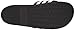 adidas Men's Adilette Comfort Slides Sandals, Black/White, 8