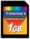 Transcend - Flash memory card - 1 GB - MultiMediaCard