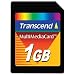 Transcend - Flash memory card - 1 GB - MultiMediaCard
