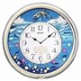 Seiko QXM108SRH Dolphins Musical Wall Clock