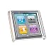 Clear Crystal Transparent Snap-On Hard Skin Case Cover for Ipod Nano 6th Gen Generation 6g 6 8gb 16gb 32gb by Electromaster