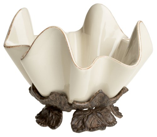 Arthur Court Grape Tuscan Stand with Ceramic Bowl