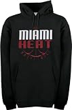 Miami Heat Black Logo Fleece Hooded Sweatshirt