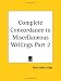 Book Complete Concordance to Miscellaneous Writings, Part 2