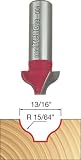 Freud 99-004 13/16-Inch Diameter Ogee Groove Router Bit with 1/2-Inch Shank