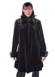Sheared Mink Fur Jacket - Sheared Mink Swing 36